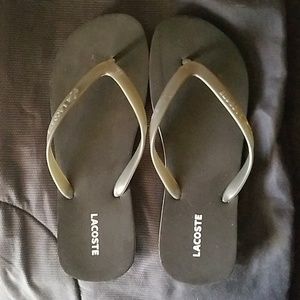 Lacoste flip flops